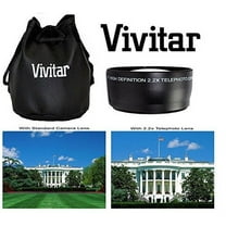 NEW PRO HD 2.2x TELEPHOTO LENS for NIKON D5100 D3100 (52mm Compatible)