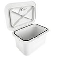 thumbnail image 1 of Caja de almacenamiento de cubierta marina, caja de herramientas con cerradura blanca para yate, organizador de tapa de escotilla de barco, 1 of 8