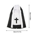thumbnail image 2 of Funny Pet Nun - Cute Sister Habit Dress for Cats & Small Dogs - for Halloween, Christmas & Parties, 2 of 8