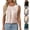 Beige, variant on POIUYTR Women Satin Silk Tank Tops Summer Business Pleated Crewneck Sleeveless Shirts Casual Work Elegant Solid Color Camisole