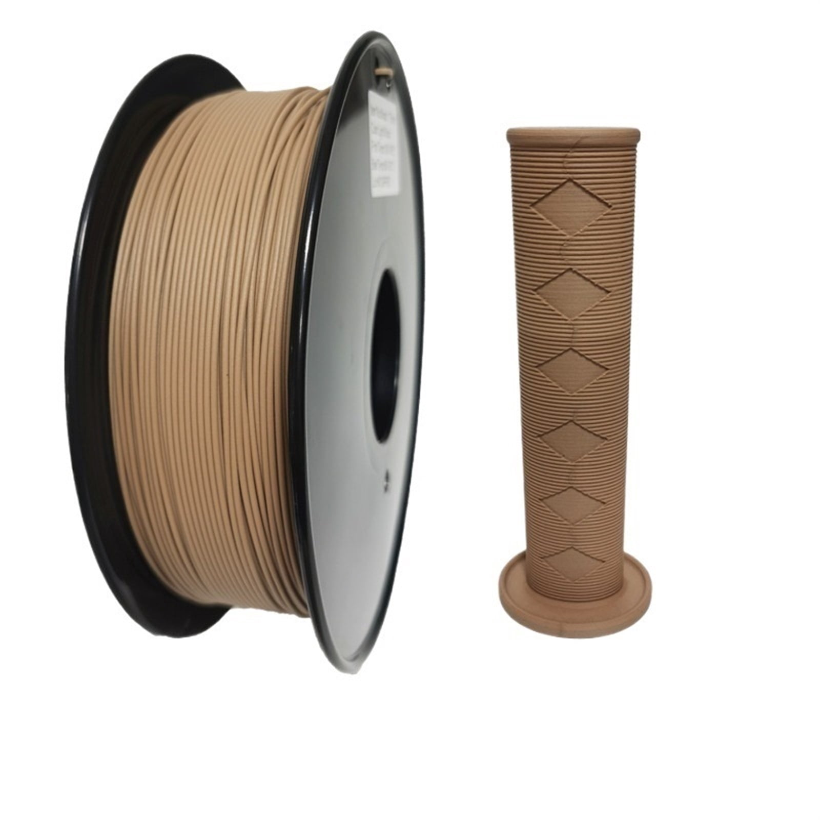PLA 3D Printer Filament, Light Wood 1.75mm Filament 1kg Per Spool 3D Printing Fit Most FDM 3D Printers