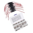 thumbnail image 1 of 10pcs 6x30mm Fuse Holder Inline Screw Type with 16 AWG Wire + 72pcs Quick Blow, 1 of 10