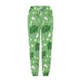 thumbnail image 4 of LEBONYARD Clearance Pants for Women under $5,Women's Christmas Print Sport Loose Casual Wide Leg Corset Pocket Pant Pant Green XXL, 4 of 6