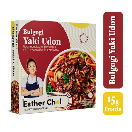 Esther Choi's Bulgogi Yaki Udon with Tender Steak and Stir Fry Vegetables, 10.2 oz (Frozen)