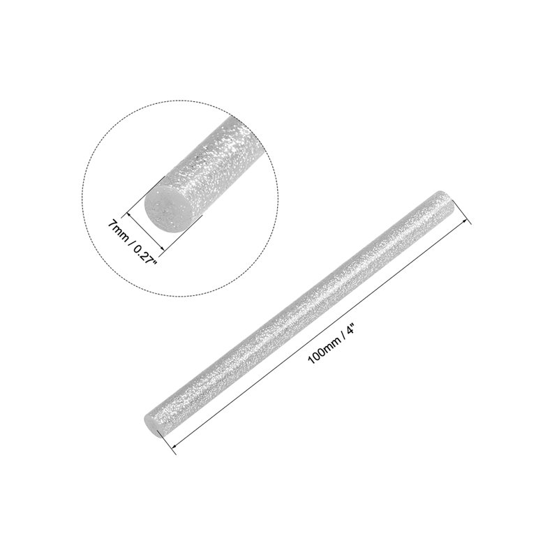 uxcell Mini Hot Glue Sticks for Glue Gun 0.27-inch x 4-inch White 12pcs
