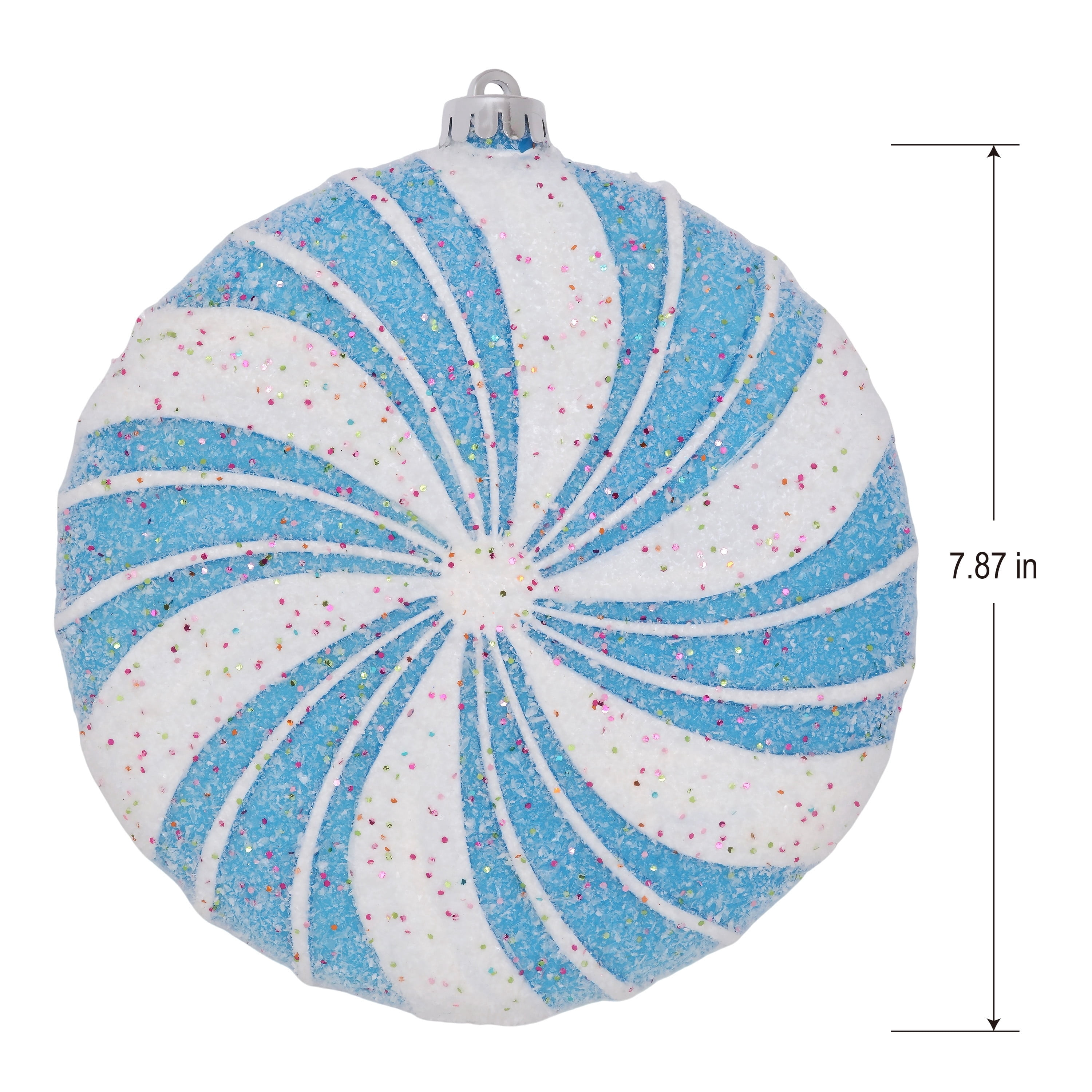 2-Count Pink and Blue Jumbo Candy Shatterproof Christmas Ornaments, 7.5", by Holiday Time