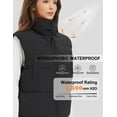 thumbnail image 4 of Women's Cropped Puffer Vest Stand Collar Lightweight Sleeveless Crop Padded Vest Zip Up Gilet Coat, 4 of 7