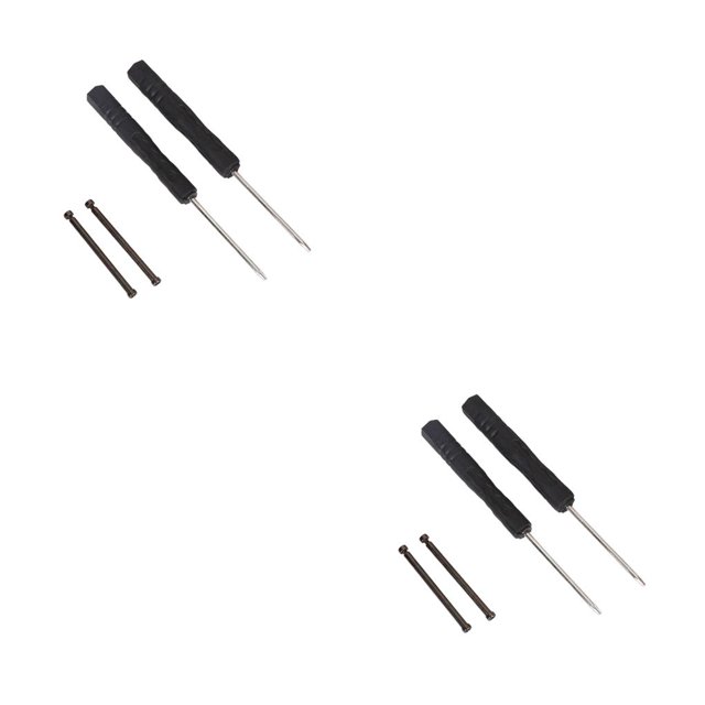 Kenally 1 par de tornillos de lengüeta para reloj, barras de tienda, relojero, reparación, mantenimiento, reemplazo de repuesto para 2piezas