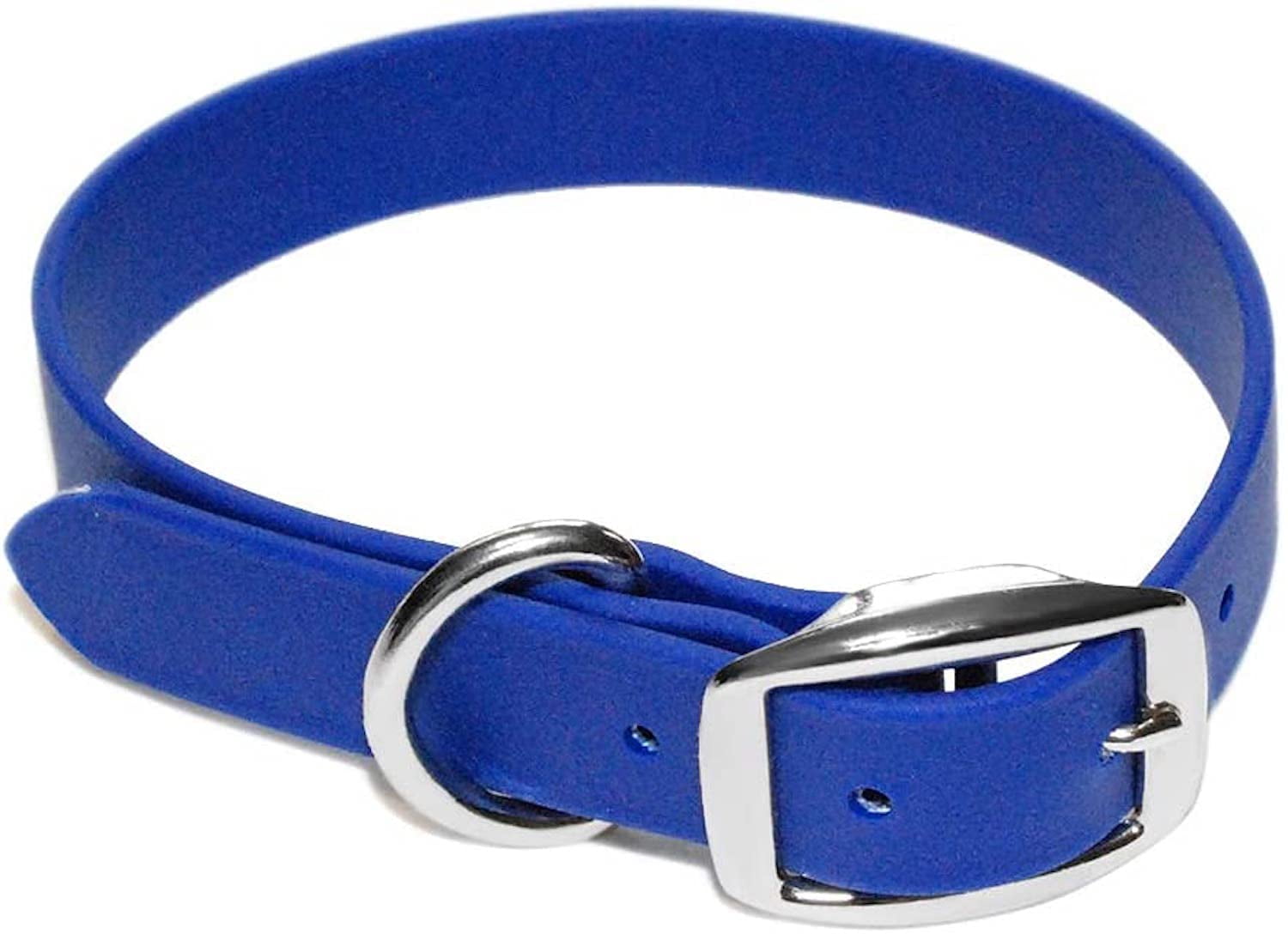 Regal Dog Products Waterproof Dog Collar with Double Buckle and D Ring