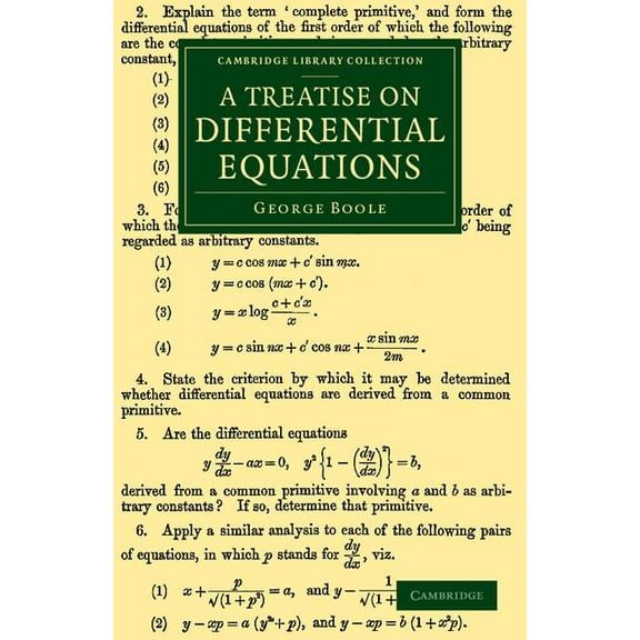 A Treatise on Differential Equations