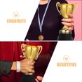 thumbnail image 6 of 2 Pcs Game Trophy Winner Competition Trophies Basketball Gifts Memorial Commemorate Smack, 6 of 6