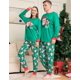 thumbnail image 4 of Xmas Family Matching Pajamas Set Santa Deer Letter Print Family Matching Outfits 2023 Christmas Family Pj's Dog Clothes, 4 of 4