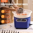 thumbnail image 2 of 10 Inch Electric Pottery Wheel 350W Foot Pedal LCD Touch Screen Direct Drive Ceramic Wheel Shaping Tools DIY Art Craft Blue, 2 of 7