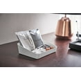 thumbnail image 5 of Yamazaki Home Vanity Tray - Angled - Two Sizes, White, Steel, 5.25" x 7", No Assembly, 5 of 6