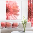 thumbnail image 1 of Grands Pétales de Fleurs Marguerites Roses - Impression sur Toile Florale, 1 of 3