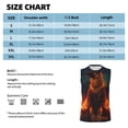thumbnail image 6 of Uemuo Candle Shepherd Dog Pattern Men's Sleeveless T-Shirt,Muscle Athletic Tank Top, Moisture-wicking Quick-dry Breathable Classic Tee Top for Gym Run Outdoor Sports-Medium, 6 of 8