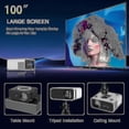 thumbnail image 2 of High-Brightness 4K Projector: 7500 Lumens 1080p 3D LED Home Theater, 2 of 3