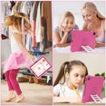 thumbnail image 4 of Kids Case for Apple iPad Pro 11 Inch 2024/2022/2021/2020/2018/ iPad Air 11 2024/ iPad Air 5 4, Lightweight Kids Friendly Kickstand Handle Cute Ladder Design Bumper Back Cover for Girls Boys,Rose, 4 of 6