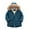 Light Blue, variant on Esaierr Kids Toddler Boys Girls Thicken Hooded Coats Jackets,Puffer Padded Jacket 2-7T Windproof Jacket Baby Fleece Winter Warm Snow Clothes Outwear for Toddler