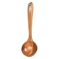 thumbnail image 2 of Clearance Tableware under $20 Travelwant Wooden Kitchen Utensils Spoons Non Stick Spatula Cooking Utensils Wood Spatula Slotted Spatula Angled Turner Spatula Serving Cooking Spoon, 2 of 3