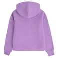 thumbnail image 4 of DxhmoneyHX Girls Zip up Hoodie Soft Comfy Warm Fleece&nbsp;Lined Jacket Fashion Solid Long Sleeve Going Out Tops Casual Outerwear with&nbsp;Pockets Size 7 Years, 4 of 4