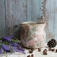 thumbnail image 6 of Ceramic Pots for Plants, Vintage Plant Pot with Drainage Hole, 6.11in. Planter for Indoor Plants, Crackle Glaze Finish Flower Pot, Perfect Tuscan Ceramic Planter for Gardening, Pastel Meadow, 6 of 15