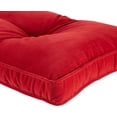 thumbnail image 5 of Greendale Home Fashions AZNK5129-SCARLET Nook Hyatt Cushion Set, Scarlet - 4 Piece, 5 of 9