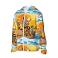 thumbnail image 2 of Kll Animals On Noah'S Ark1 Print Men'S Women’s Upf 50+ Sun Protection Outdoor Hoodie Jacket Long Sleeve Fishing Hiking Performance Shirt- Large, 2 of 8