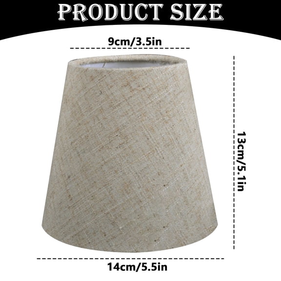 Lampshade *1 Fabric Lampshade Cover Linen Flat Veneer Pvc Lampshade Chandelier Wall Lamp Lighting Accessories