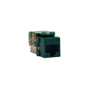 TRIPP LITE N238-001-GN Cat6/Cat5e 110 Style Punch Down Keystone Jack - Green