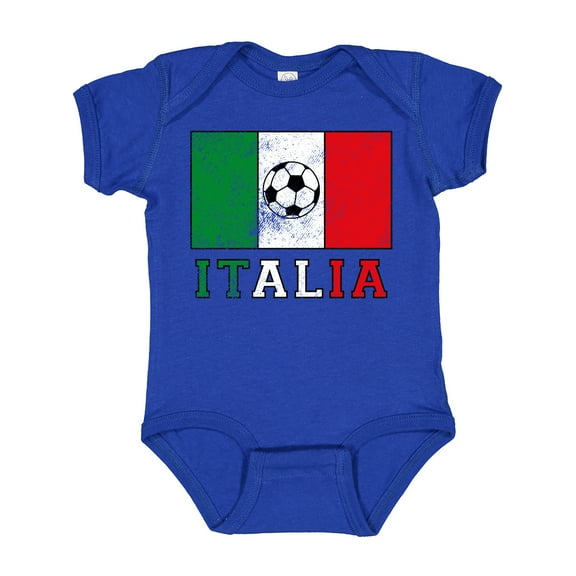 Inktastic Italian Soccer Boys or Girls Baby Bodysuit