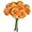 Orange, variant on 12pcs Orange Fake Flowers 12" Artificial Chrysanthemum Ball Silk Flowers Bouquet for Home Kitchen Wedding Table Arrangement Decorations