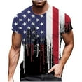 thumbnail image 2 of EGNMCR T-Shirts pour Hommes Mode Manches Courtes Col Rond Imprimé T-Shirt Décontracté Hauts Blouse Cadeaux pour Hommes, 2 of 5