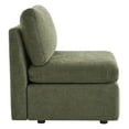 thumbnail image 5 of CHITA Modern Fabric Armless chair with Reversible Chaise for Living Room Bedroom, Green, 5 of 6