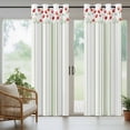 thumbnail image 5 of Outdoor Curtains for Patio Waterproof, Red Poppy Flowers Outdoor Privacy Panels Grommet, Spring Floral Lines Minimalist Green Blackout Outside Curtains for Porch/Cabana 54"x84", 2 Panels, 5 of 8
