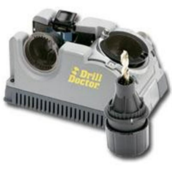 Drill Doctor DD750X 750X Drill Bit Sharpener for High-Speed Steel, Masonry, Carbide, Cobalt & Tin-coated Drill Bits with Adjustable Angles from 115° to 140°, Sharpens 3/32 - 3/4" Drill Bits gray/black