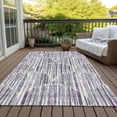 thumbnail image 6 of Addison Rugs Chantille Indoor/Outdoor Transitional Lines Purple Washable Rectangle Rug, 2'6" x 3'10", 6 of 6