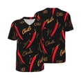 thumbnail image 3 of Daiia Hot Chili Mens Baseball Jersey Button Down Shirts Short Sleeve Sports Uniforms-4X-Large, 3 of 9