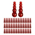 thumbnail image 2 of de cuentas de pesca apiladas, 50x, cuentas apiladas, piezas de pesca de agua dulce y salada Rojo Zulema Cuentas de pesca apiladas, 2 of 8