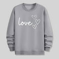 thumbnail image 5 of PNTUTB Crew Neck Long Sleeve Casual Sweatshirts for Men Loose Classic Pullover with Valentine's Day Fashion Print, 5 of 6