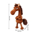 thumbnail image 2 of Cute Purple Horse Plush Keychain, Zodiac Lucky Horse Pendant, Soft Stuffed Animal Bag Charm Toy, Ideal For Equestrian Enthusiasts & Collectors, High-Quality New Year Decoration., 2 of 5