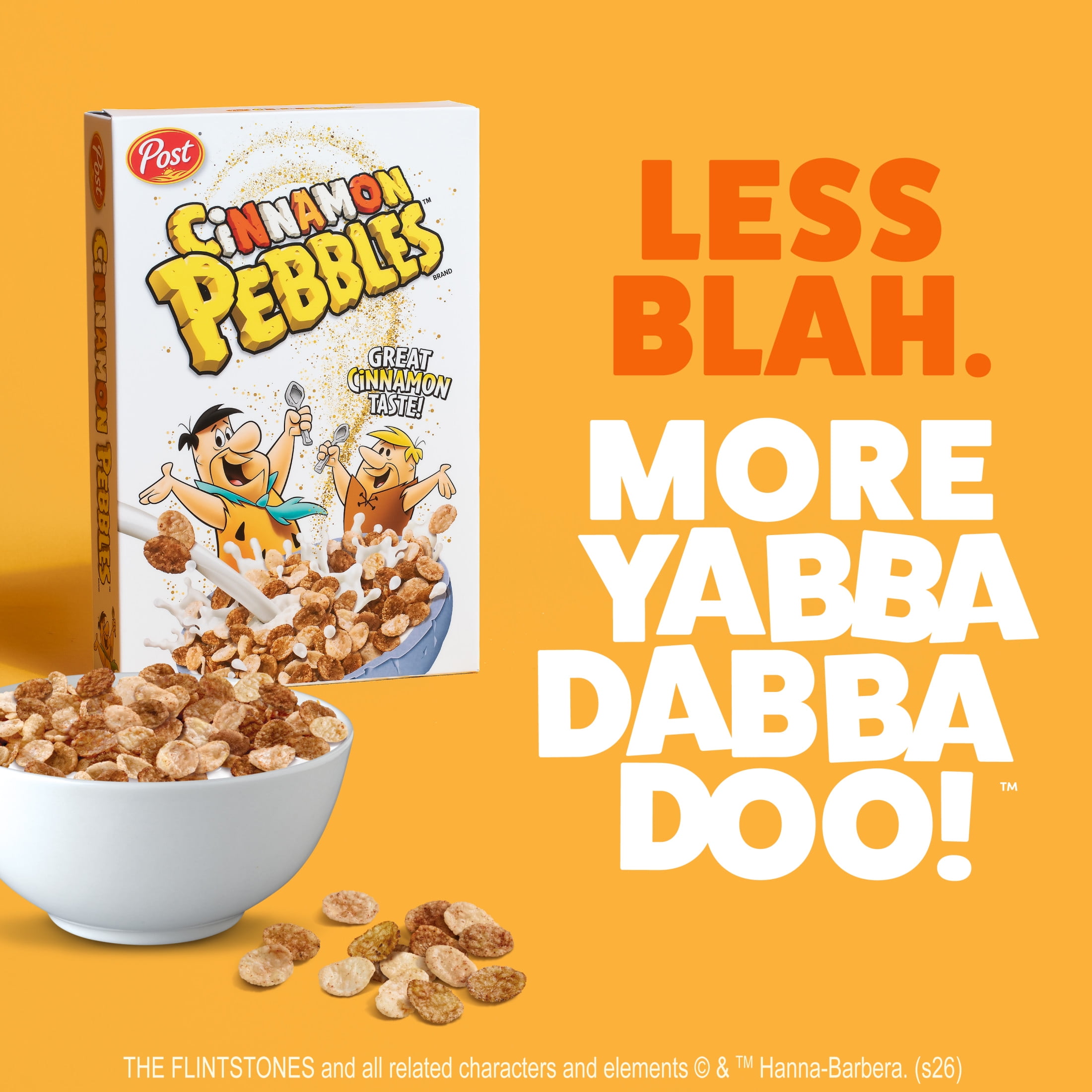 Cinnamon PEBBLES Gluten Free Breakfast Cereal, 19.5 oz Box