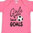 thumbnail image 4 of Inktastic Girls Gotta Have Goals Soccer Girls Baby Bodysuit, 4 of 5