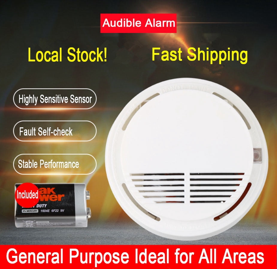Smoke Detectors Gas Detectors Household Toilets Kitchens Alarm Bells Warning