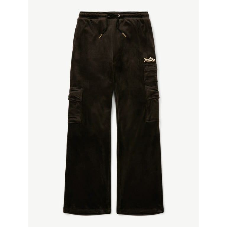 【X-girl】VELOUR CARGO PANTS Justice Girls Cargo Pocket Pant - Cargo Pants - Walmart.com