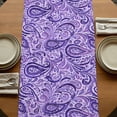thumbnail image 5 of Table Runners 72 Inches Long Dress Scarves, Vintage Purple Farmhouse Kitchen Table Runner, Coffee Tablerunners, Retro Botanical Abstract Art 13x72 Inch, 5 of 9