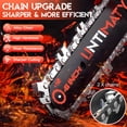 thumbnail image 4 of UNTIMATY Mini Chainsaw 6 Inch, 21V Cordless Electric Chainsaw with 2 Batteries & 2 Chains, Safety Lock, Handheld Chain Saw for Tree Trimming Wood Cutting Pruning, 4 of 8