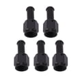 thumbnail image 3 of Female To Male Thread Adapter, 5PCS Rustproof Stable Excellent Sealing Aluminum Alloy 6AN Female To 5/16 Barb Fitting Adapter  For Vehicle, 3 of 8