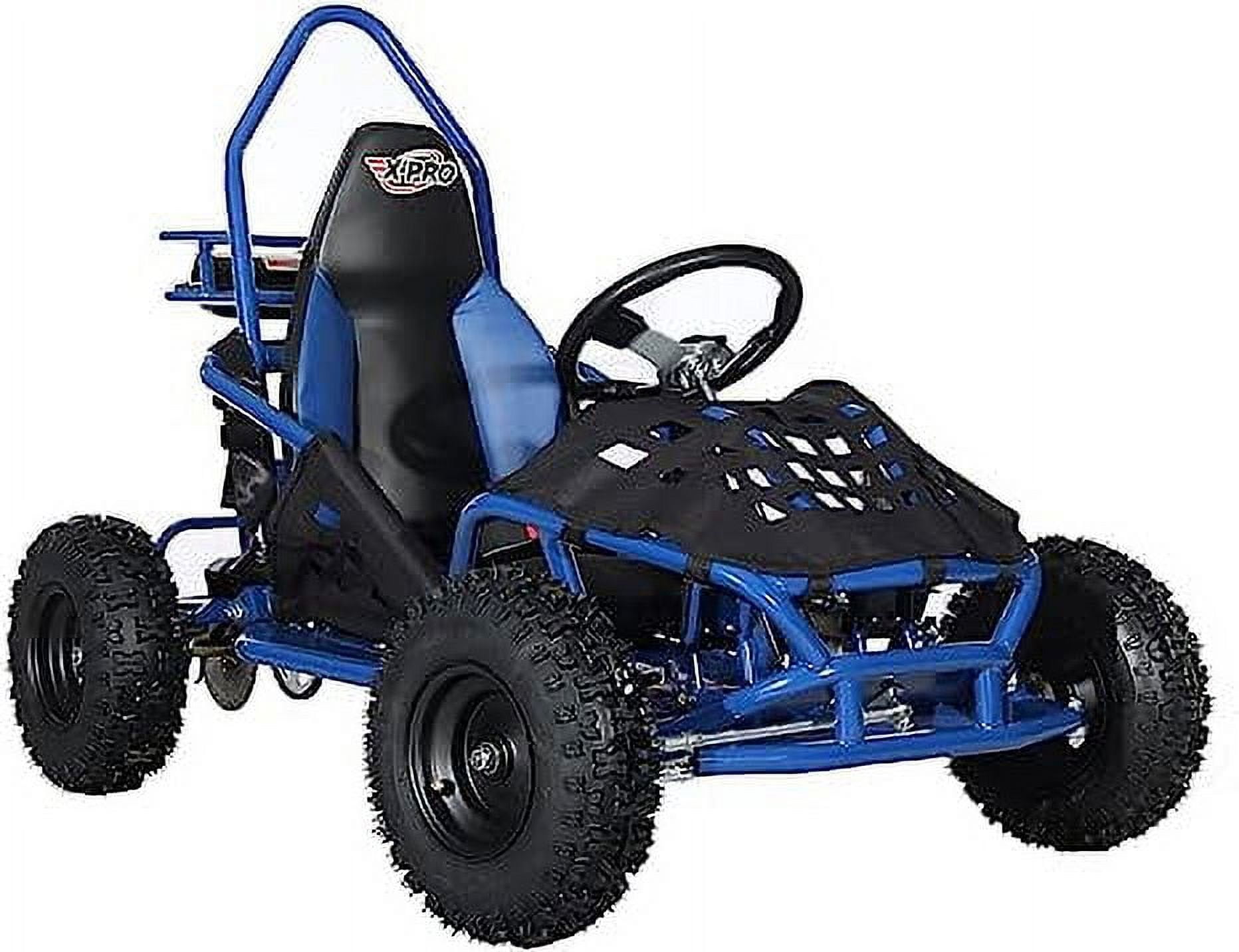X-Pro Brand New Rover 50cc Gas Go Kart with Pull Start, Rear Disc Brake, 6" Wheels!