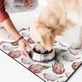 thumbnail image 2 of Pitaya Print Dog Feeding Mat - Waterproof Non-Slip Pet Food Mat with Dragon Fruit Design - Absorbent 4-Layer Placemat for Messy Eaters (12"X19") - Cute Kawaii Tropical Pattern, 2 of 5